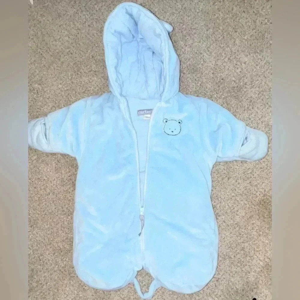 NWOT snow suit/weather suit. 0-6 months